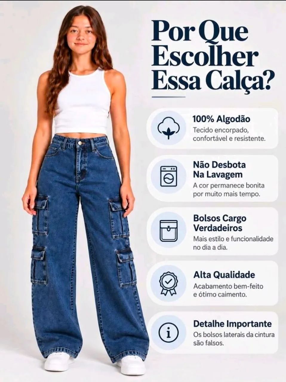 Calça cargo infantil tam 12  - Foto 4