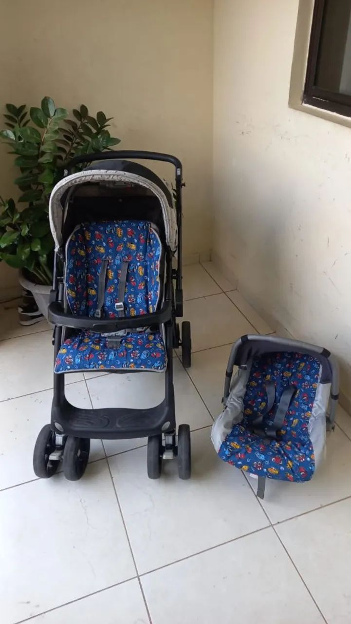 CARRINHO COM BEBÊ CONFORTO DA BURIGOTTO 