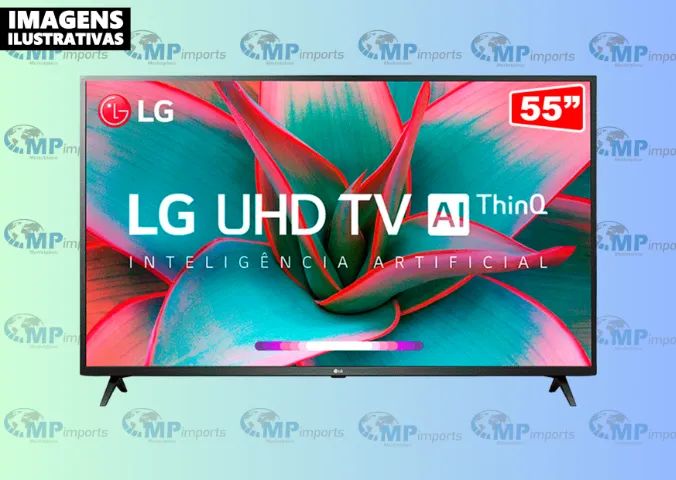 Loja MP Imports: Smart Tv 55 Polegadas LG UHD 4K, 3 HDMI, 2 USB, Com Alexa, Chromecast - Foto 4