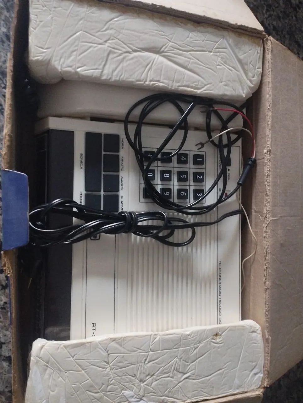 RÁDIO RELÓGIO TELEFONE VINTAGE - Foto 3