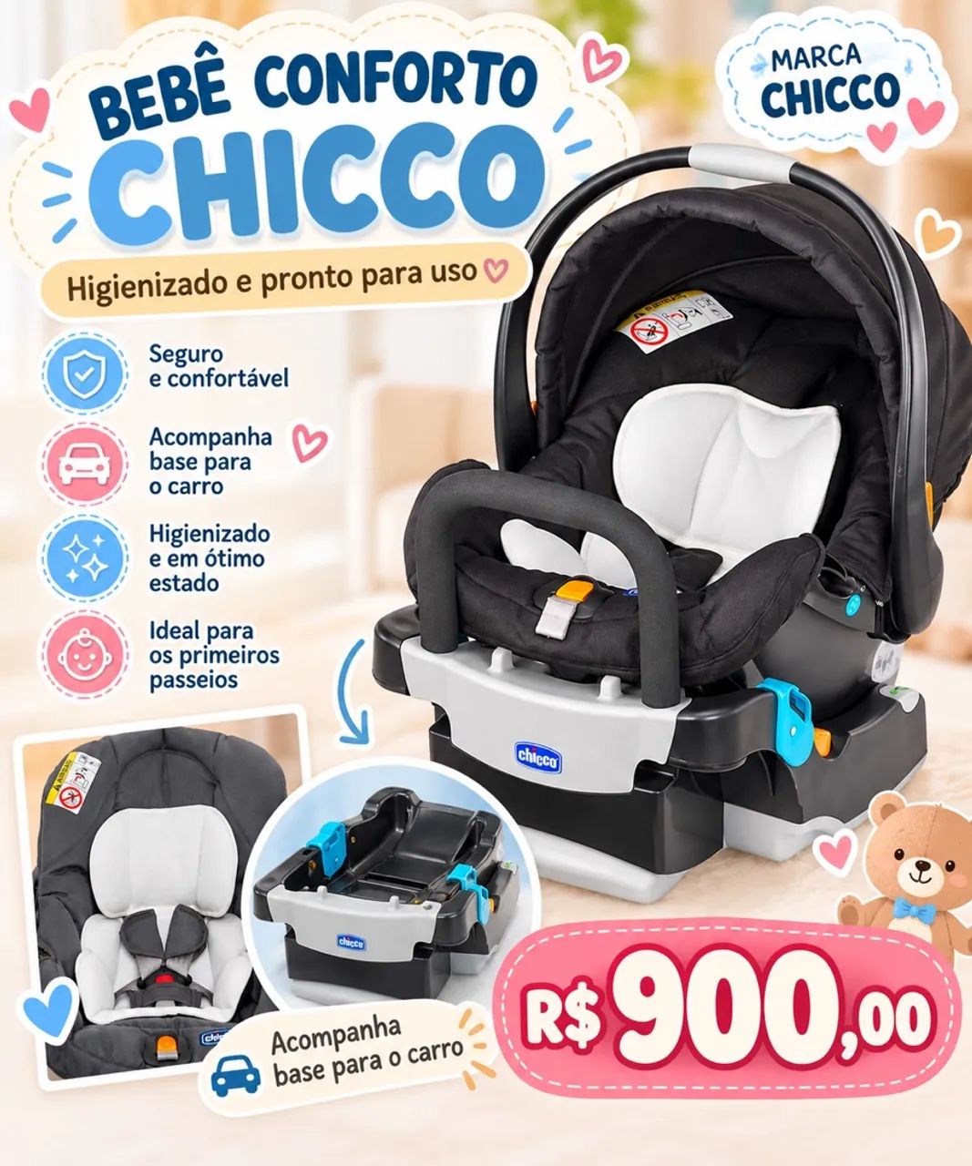 Bebê conforto Chicco