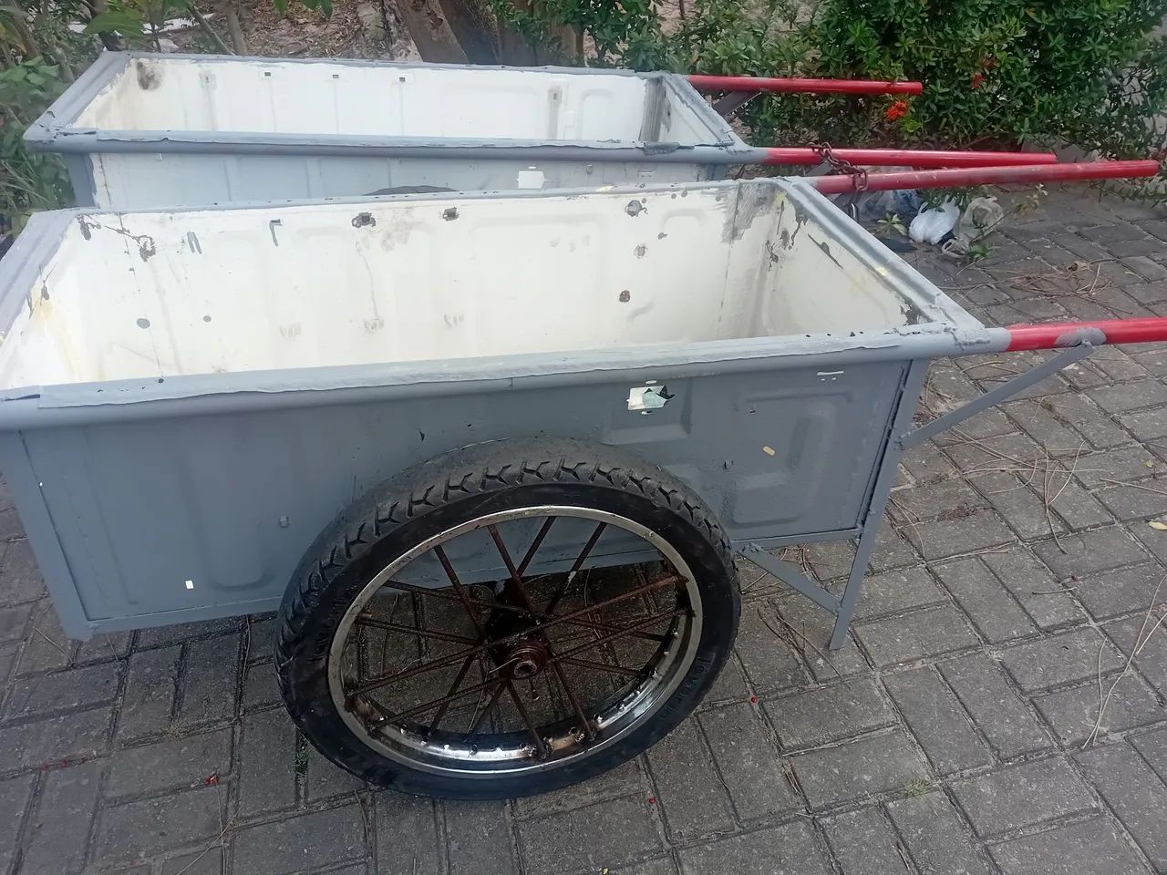 Carrinho de reciclagem 