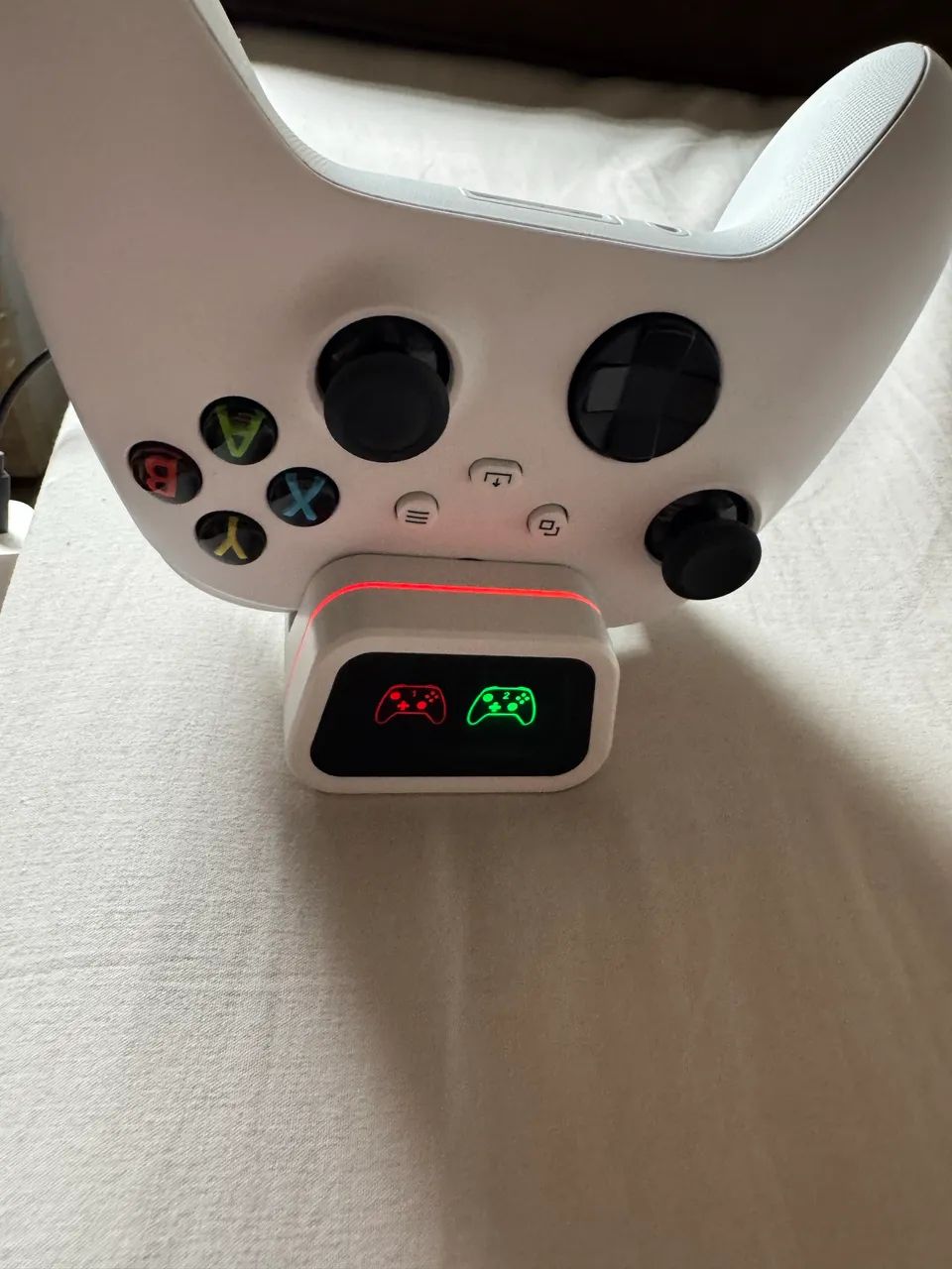 Controle Xbox original e base de carregamento  - Foto 3