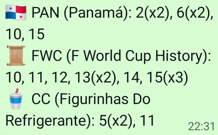 Troca de figurinhas da Copa 2026 - Foto 5