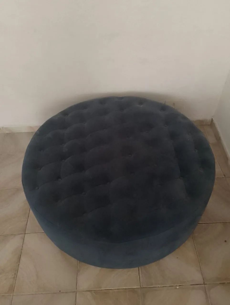 Puf de sala NOVÍSSIMO E ENORME 1MT DE DIAMETRO
