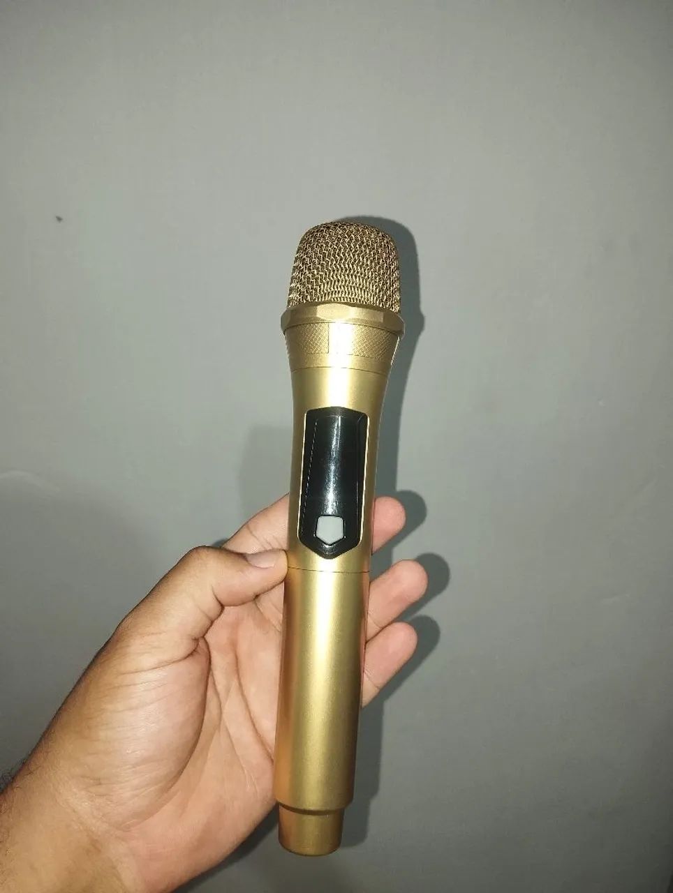 Microfone Sem Fio Recarregável Tipo C - Bateria Interna - Pouco Usado - Foto 2