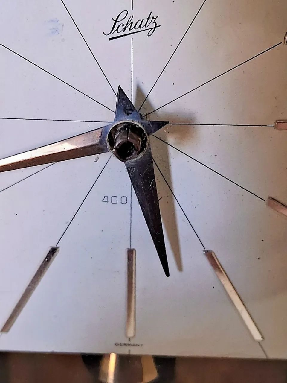 Relógio antigo de mesa Schatz 400 dias - Foto 4