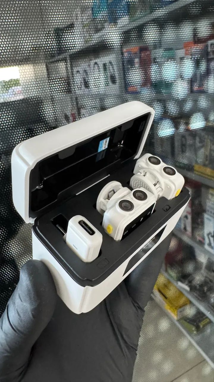 Kit 2 Microfones de Lapela Wireless Alta Sensibilidade e Autonomia para suas Gravações