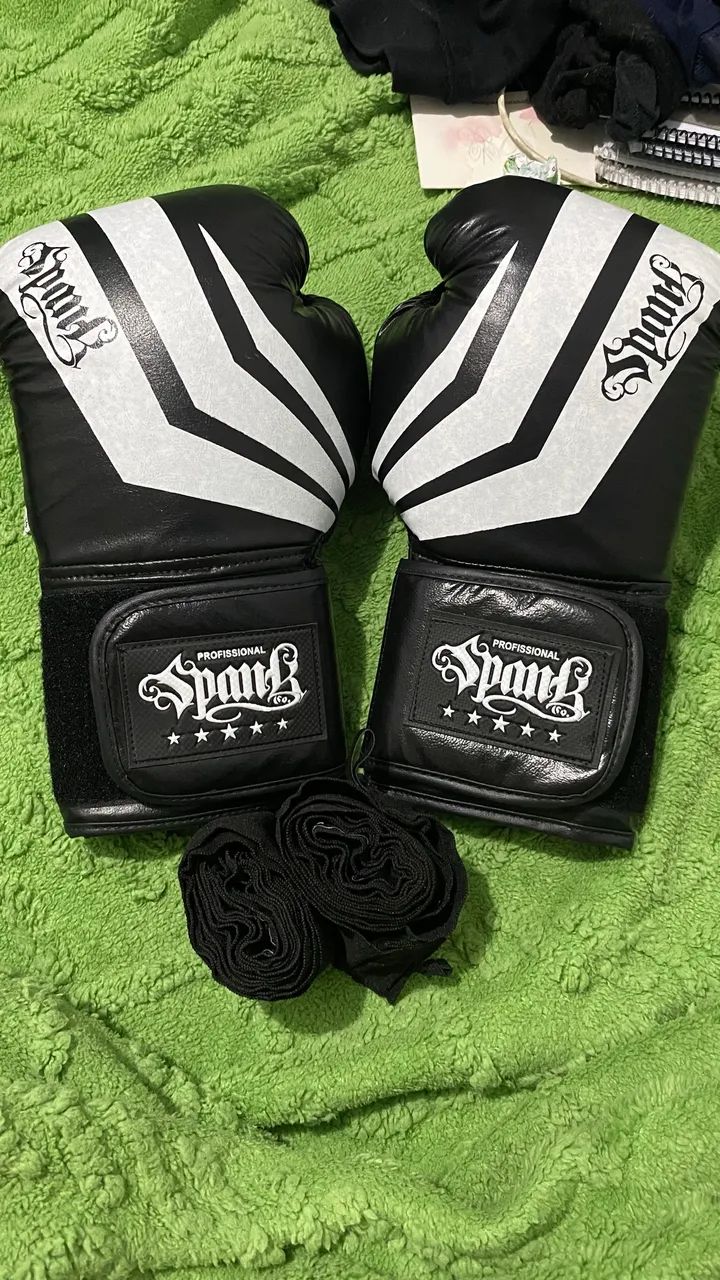 Kit treino Boxe Comfy - Spank Luva e Bandagem 14oz
