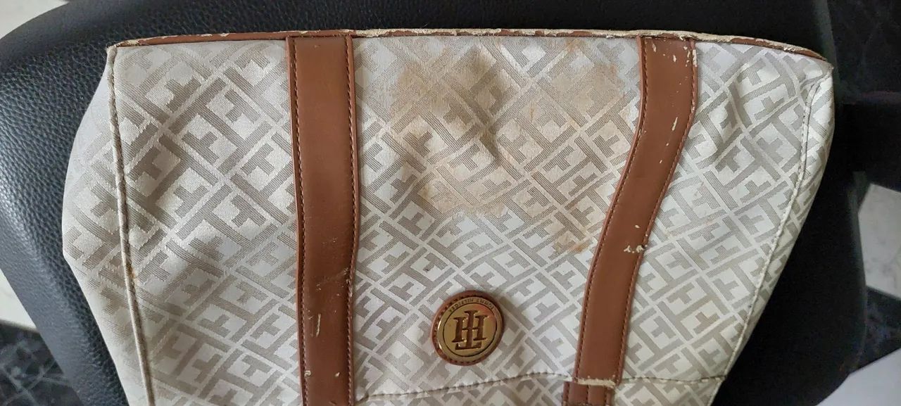 Bolsa Tommy Hilfiger original para restauração  - Foto 2