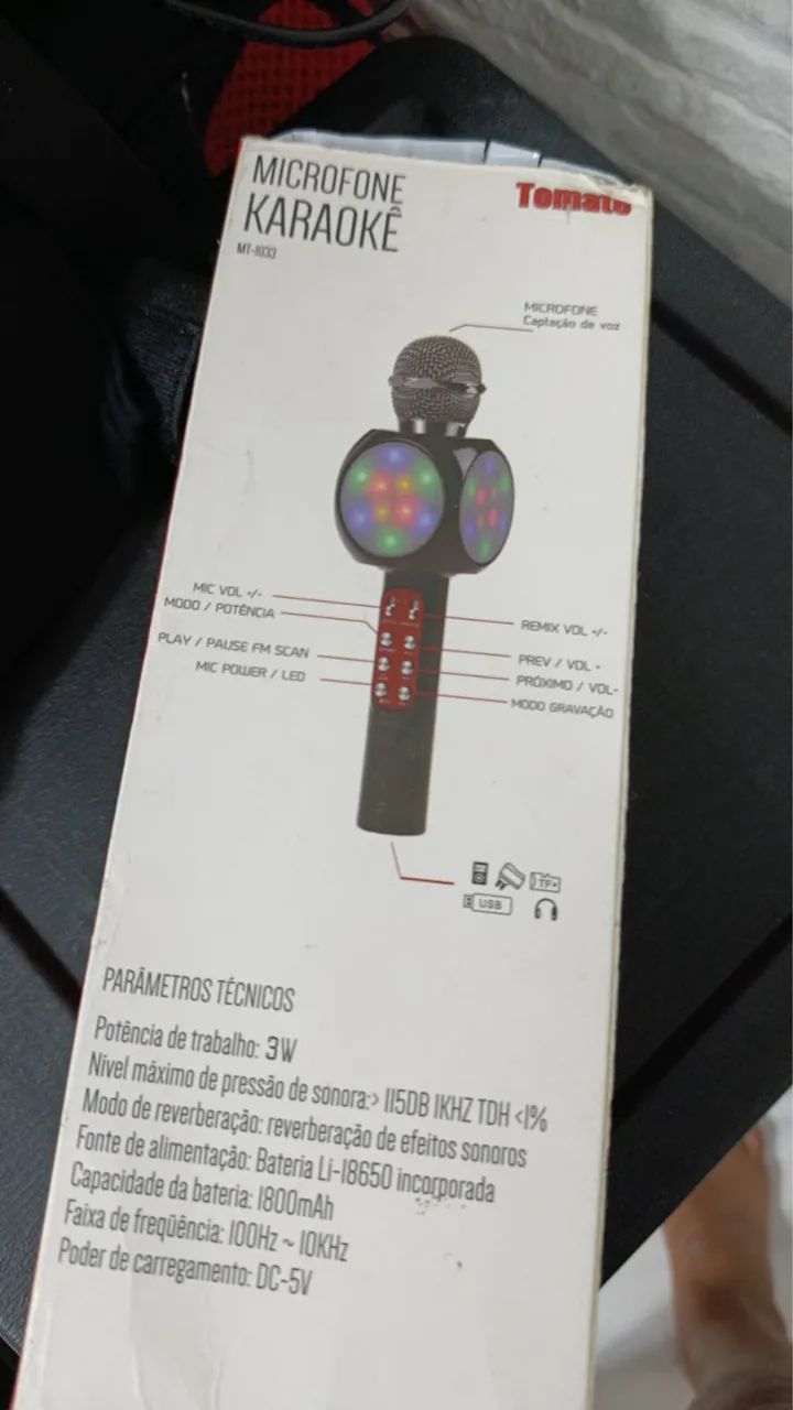 Microfone Karaokê  - Foto 3