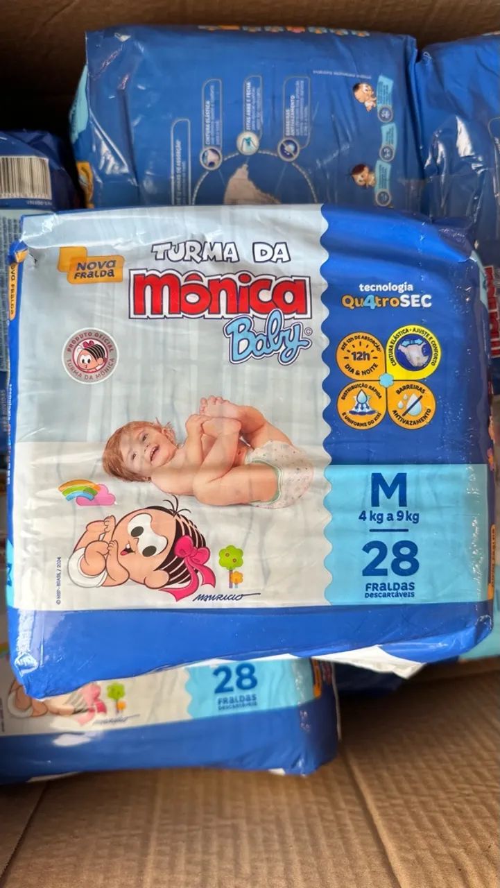 Kit 12 pacotes fraldas  - Foto 2