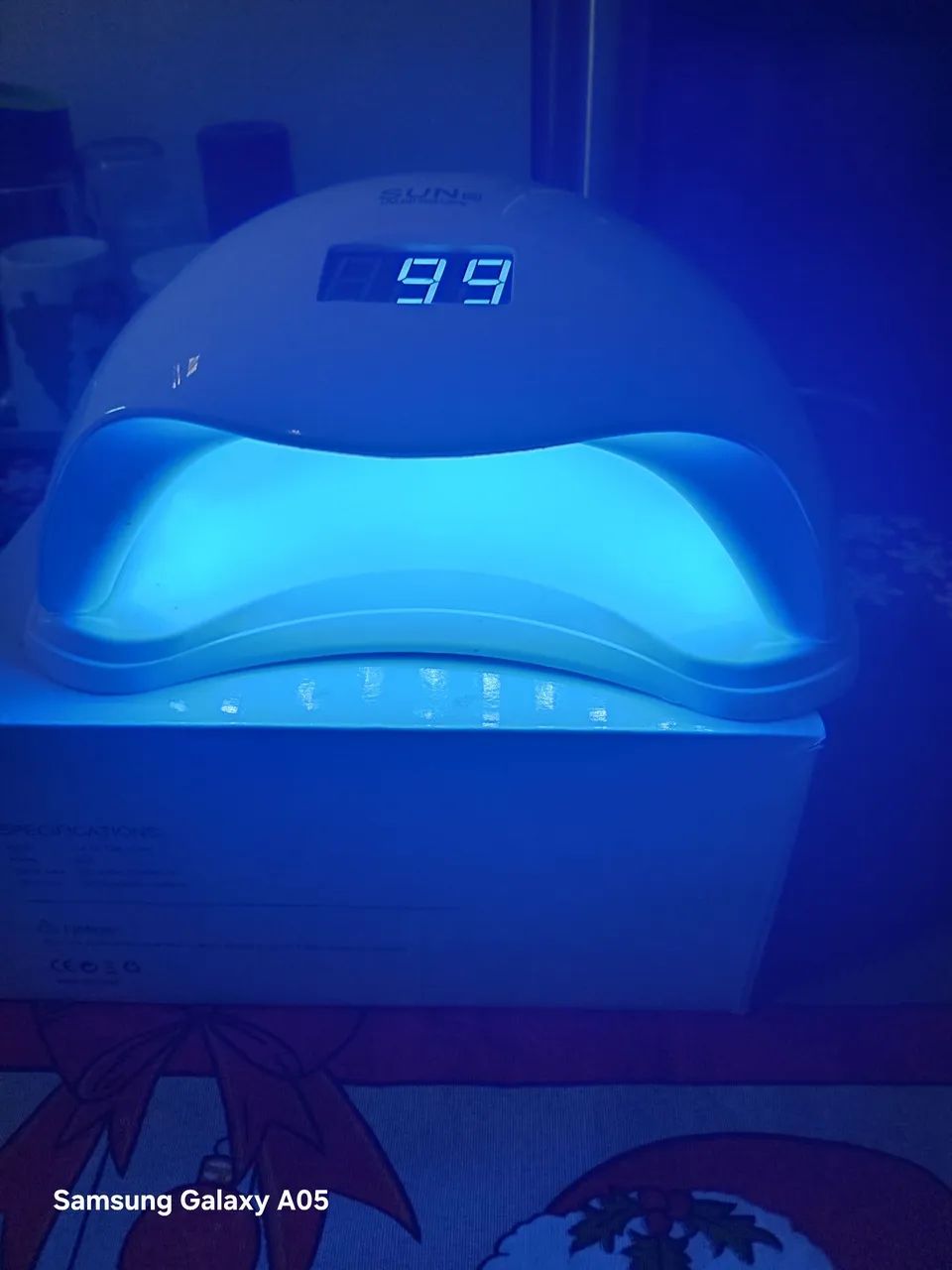 Cabine secagem em gel