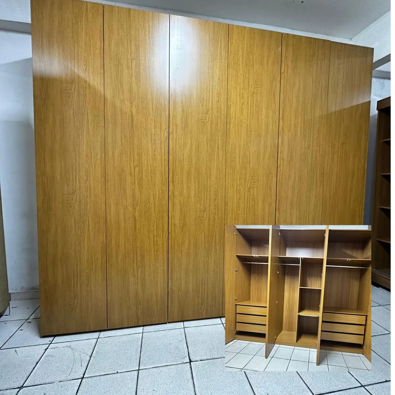 Guarda roupa  casal grande a pronta entrega 