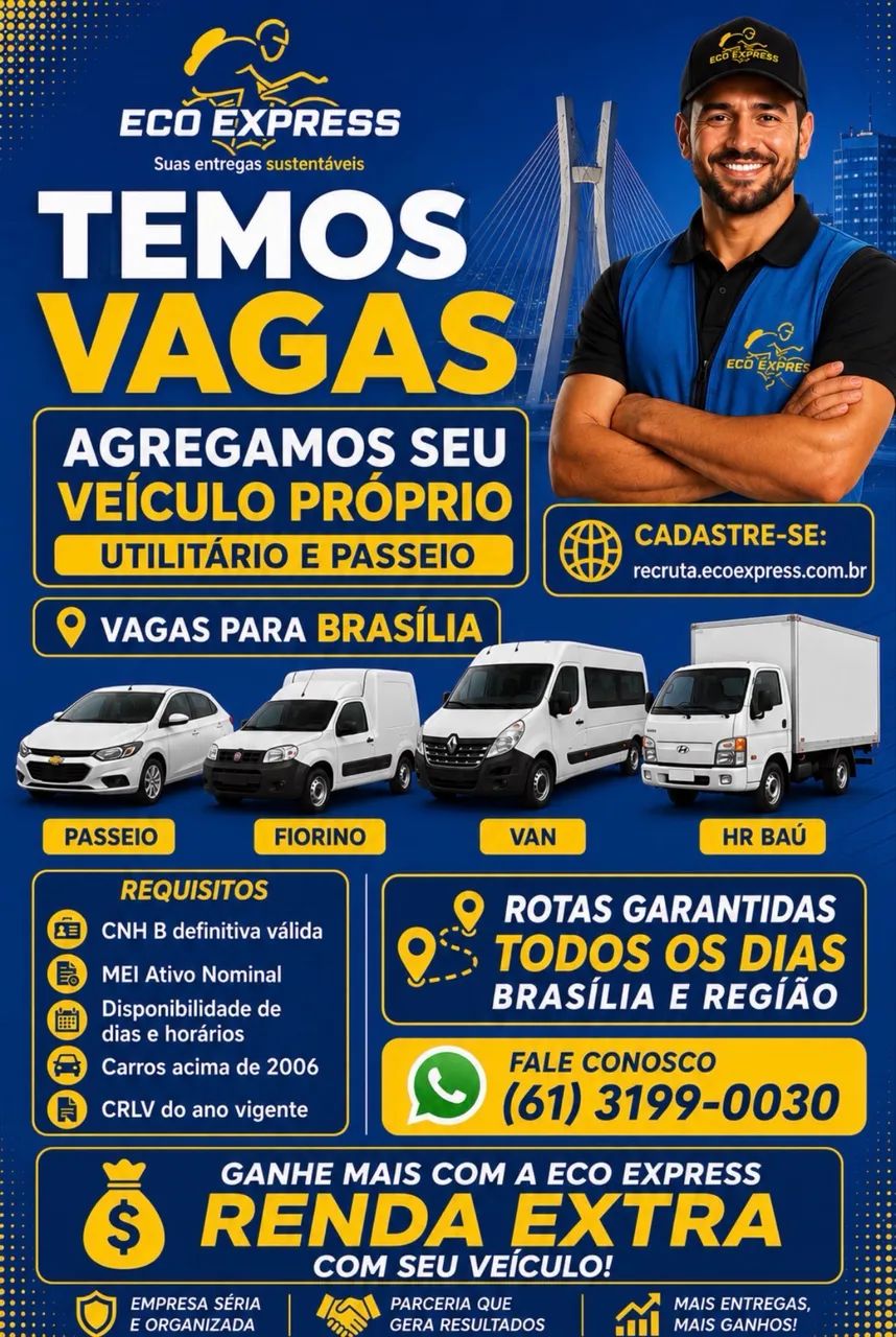 Agregamos seu veículo passeio ou Utilitario