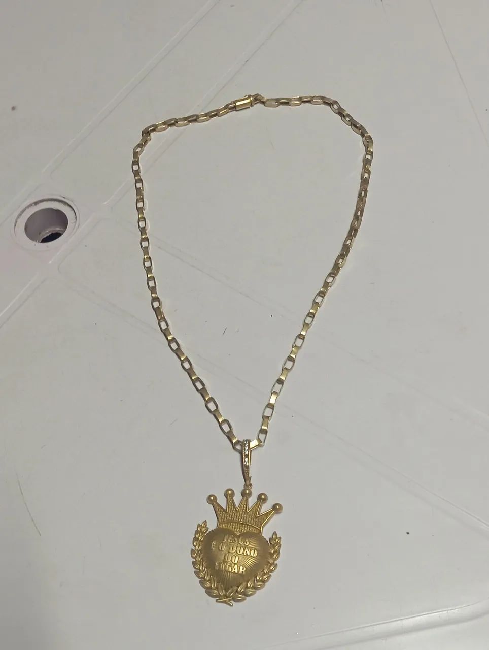 Cordão moeda antiga  - Foto 2