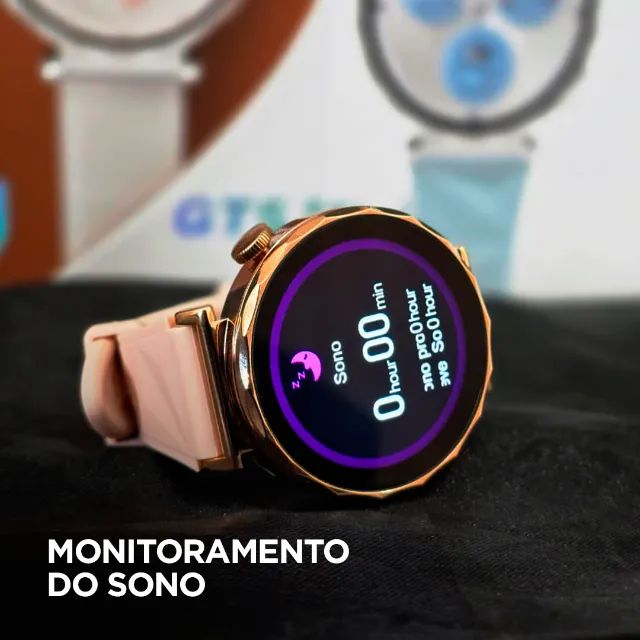 Relógio Smartwatch Redondo Microwear Gt5 Mini 41mm Séries 11 Feminino Infantil Ips ChatGPT - Foto 3