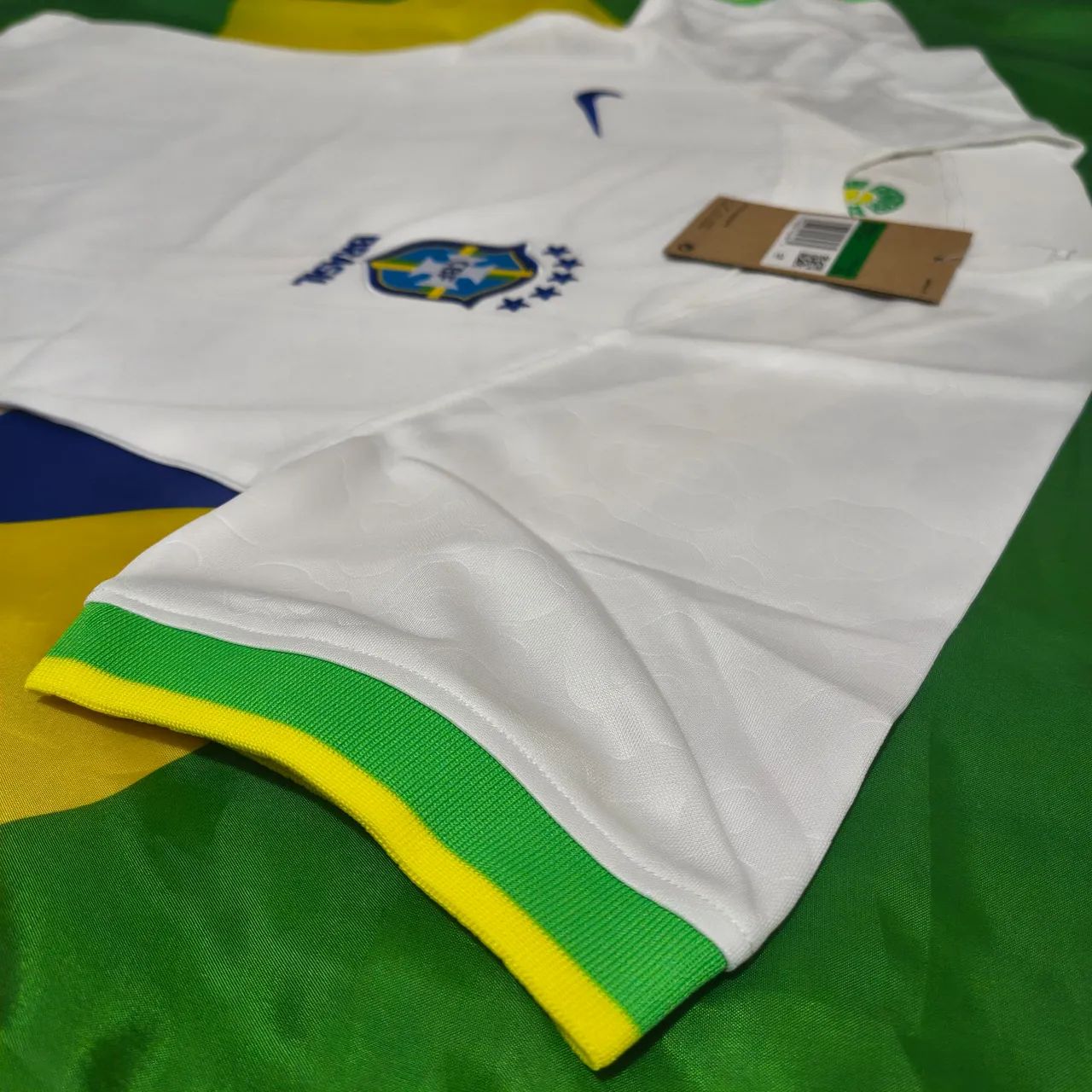 Camisa da seleção brasileira branca - Foto 3