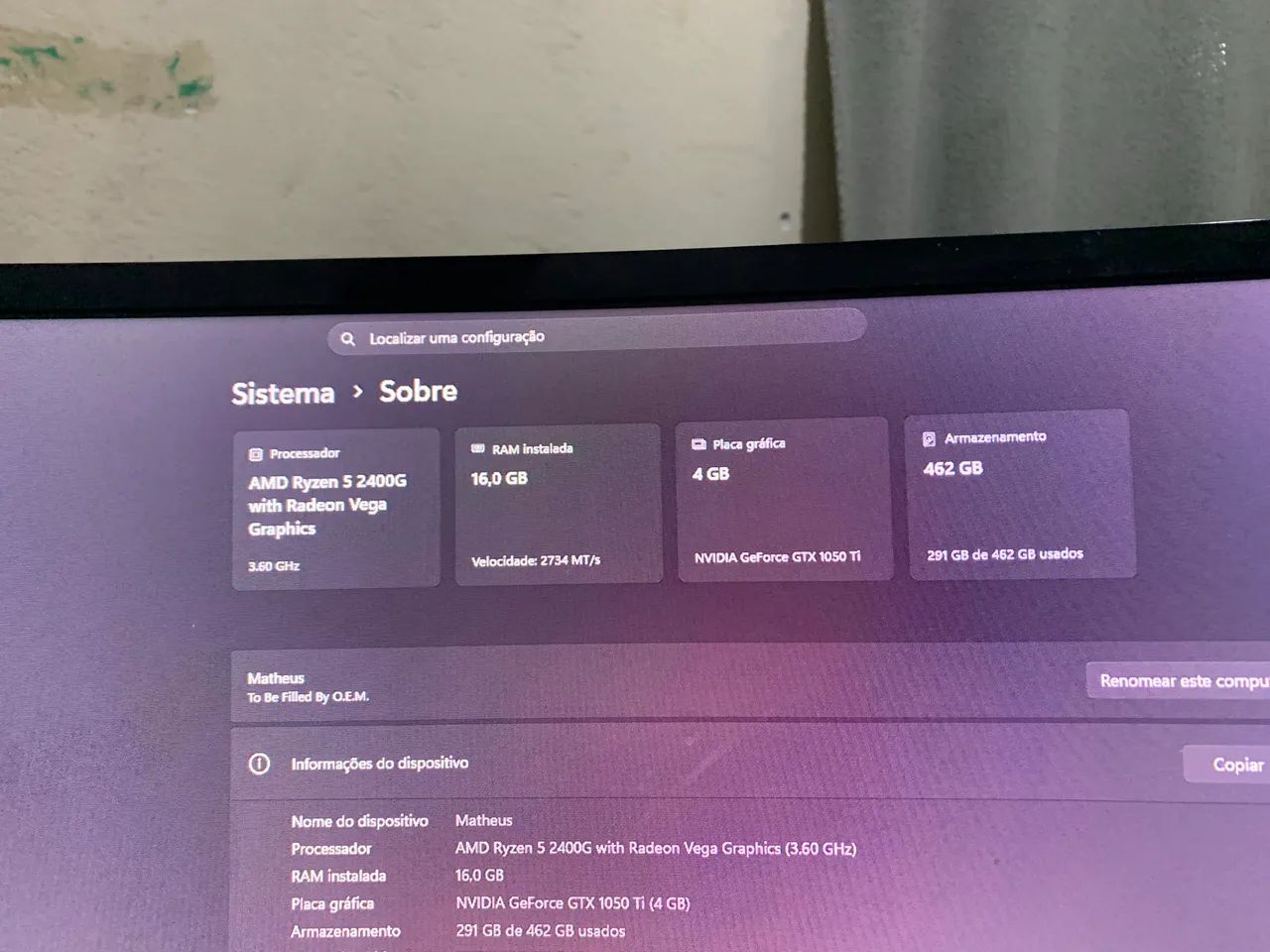 Vendo pc gamer. Pra sair rápido 