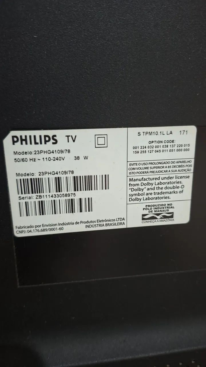 Vendo tv philips 23 polegadas com controle, não é smart,está  funcionando perfeitamente   - Foto 2