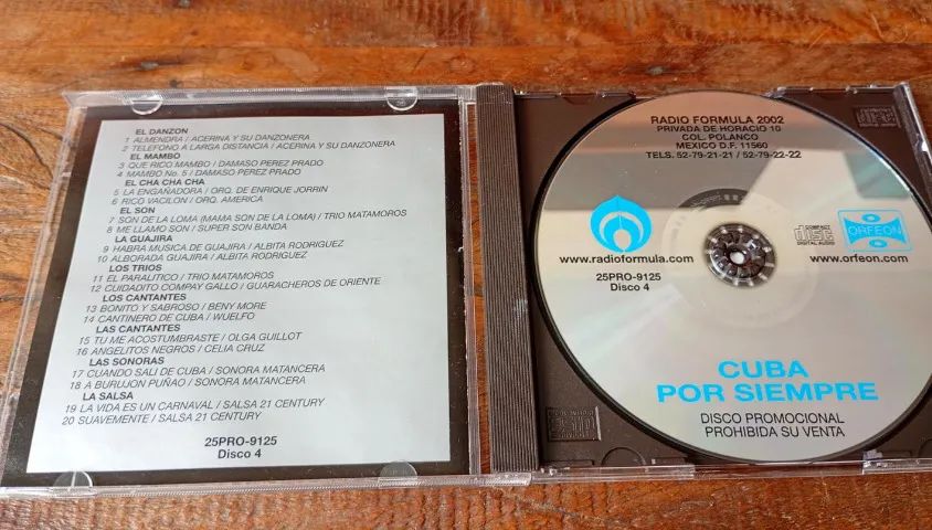 CD Cuba Por Siempre Radio Formula raridade - Foto 5