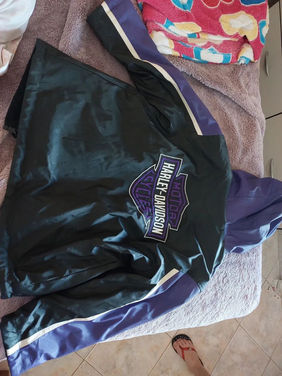 Jaqueta Harley Davidson Infantil Dupla Face - Foto 2