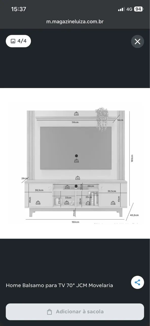 Home para TV até 70? - Foto 2