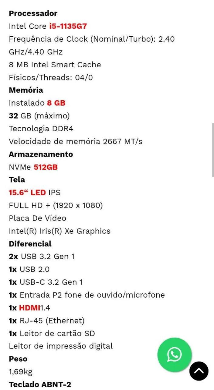 Notebook dell Vostro 15 3510 - Foto 3