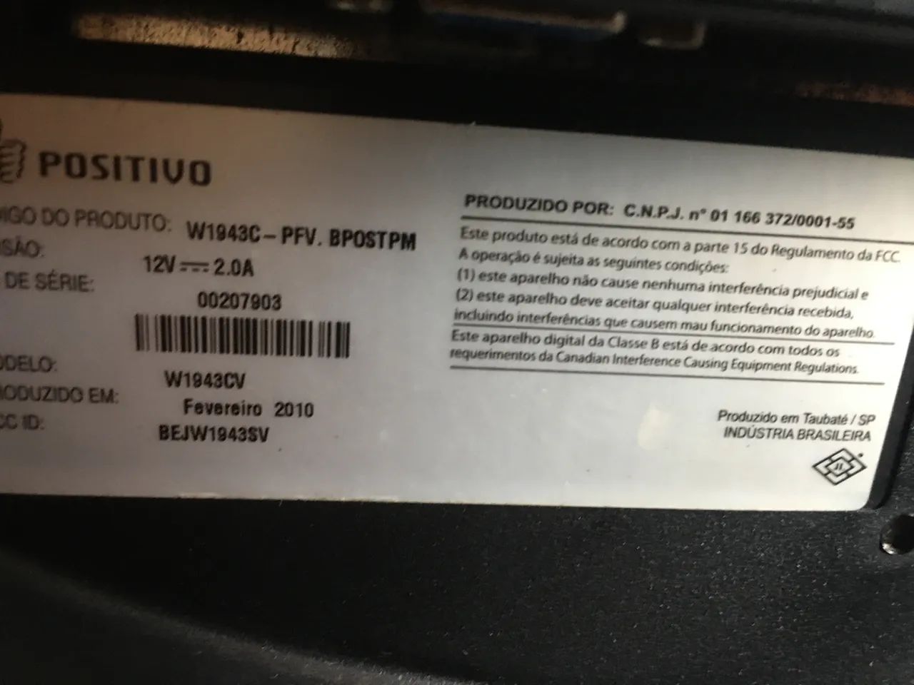 Monitor positivo. W1943CV - Foto 2