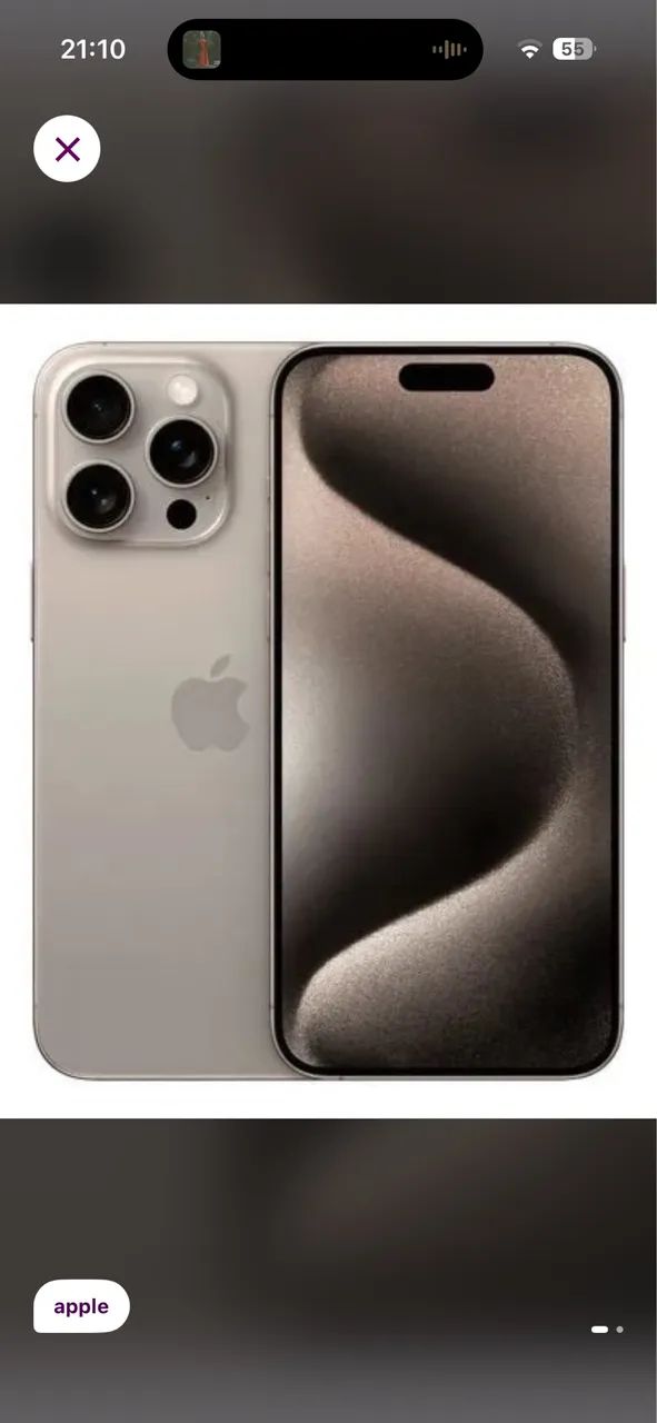 iphone 15 pro 128gb titânio natural
