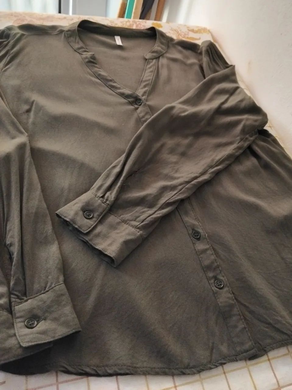 Camisão Verde Musgo M - Foto 5
