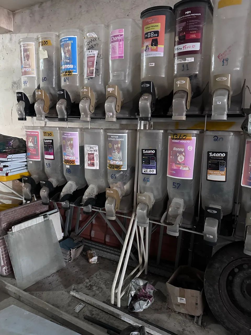 dispenser de ração 