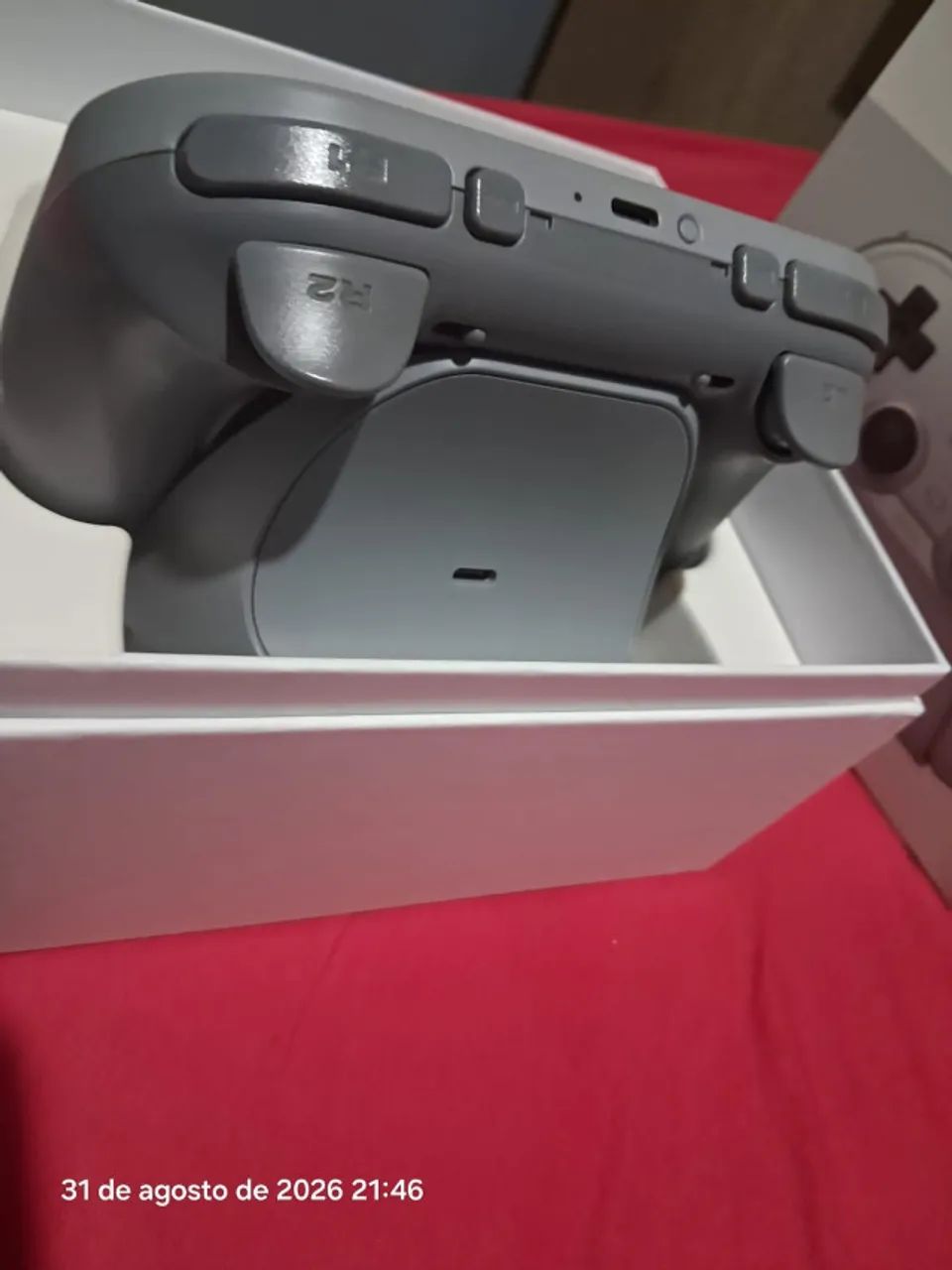 Controle 8BitDo Pro 3 Bluetooth Cinza Switch Android PC - Foto 3
