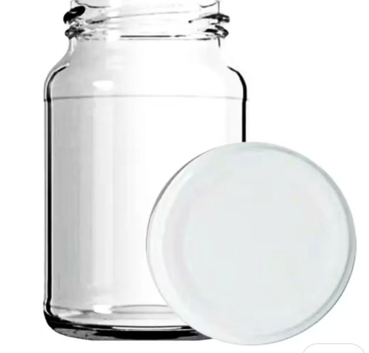 Pote de vidro sem tampa - 500ml
