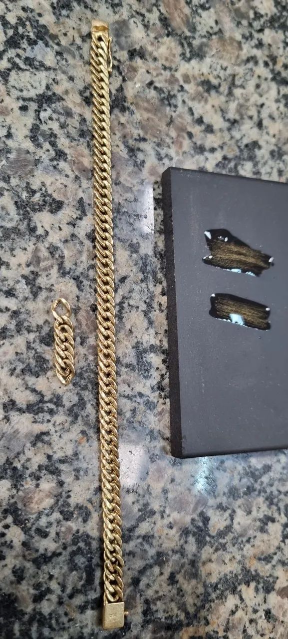 Pulseira de ouro 18k 750 - Foto 2