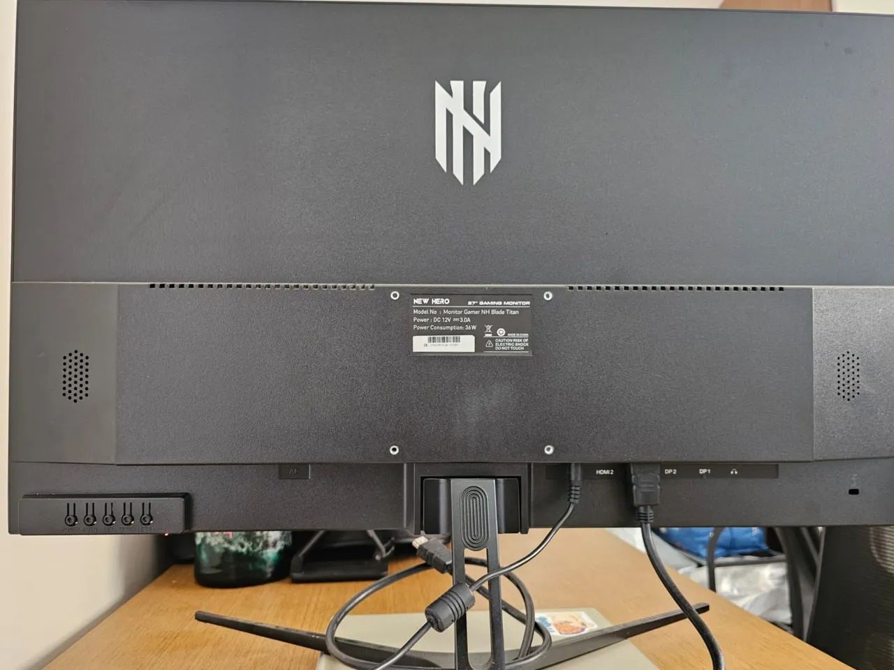 Monitor Gamer New Hero Titan 27 polegadas.<br>Tela  Ips Qhd 2k com 165hz <br>Hdmi E DisplayPort. - Foto 5