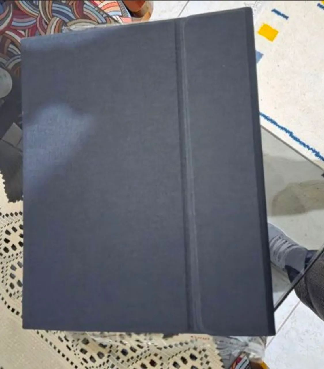 Capa com teclado Bluetooth 12.9" modelo 1209c Preta  - Foto 3