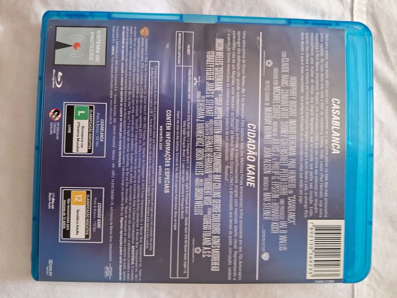 Blu-ray cidadão kane é Casablanca  - Foto 2