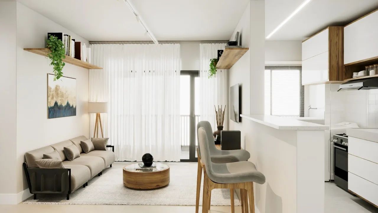 Apartamento para venda com 39 metros quadrados com 2 quartos - Foto 3