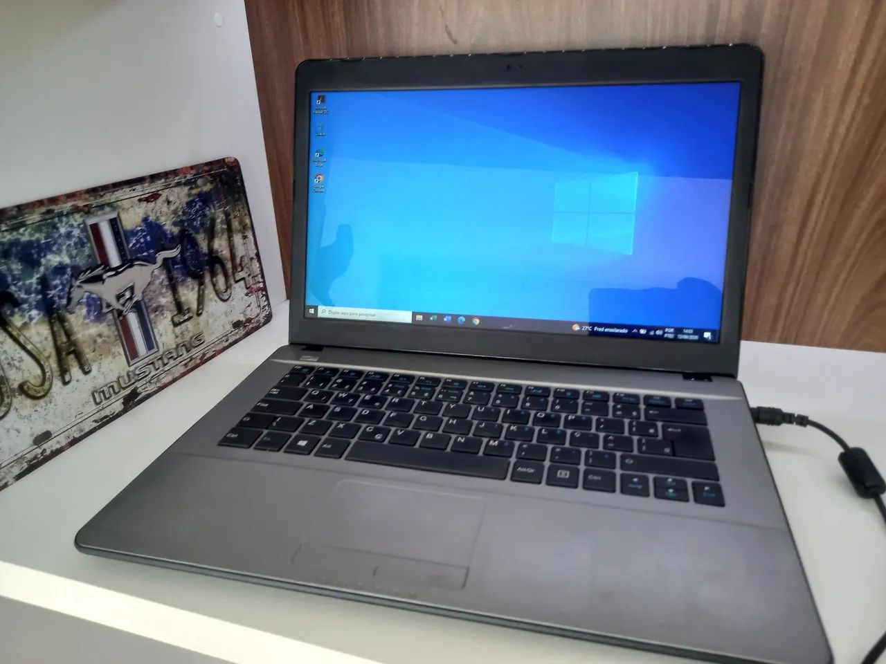 Notebook i3/SSD/ + mouse e teclado sem fio de brinde - Foto 2