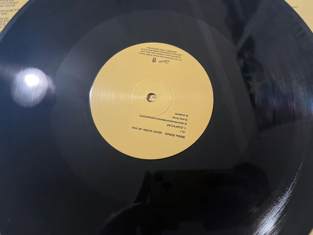 Disco de vinil Dont Smile At Me Bille Eilish - Foto 3