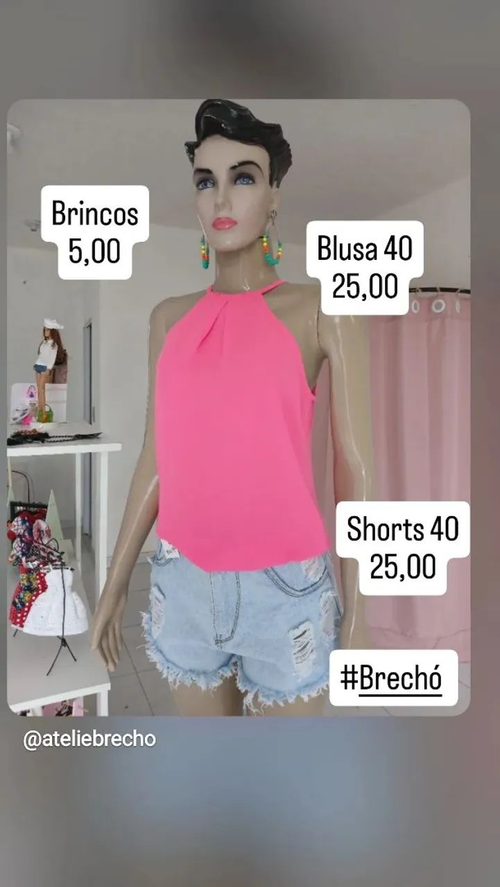 Roupas seminovas Brechó