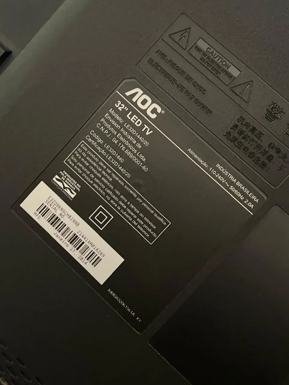 Tv AOC LED 32 polegadas  - Foto 2