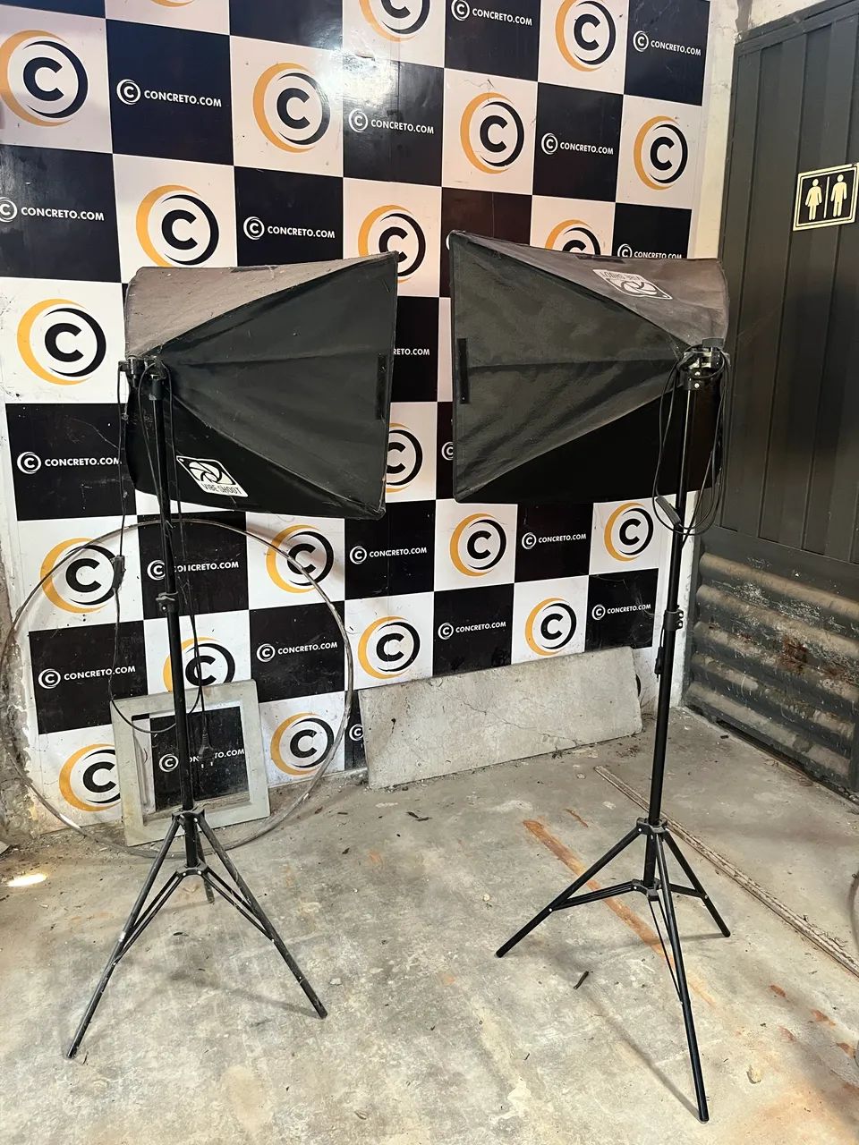 Softbox tripé kit com 2