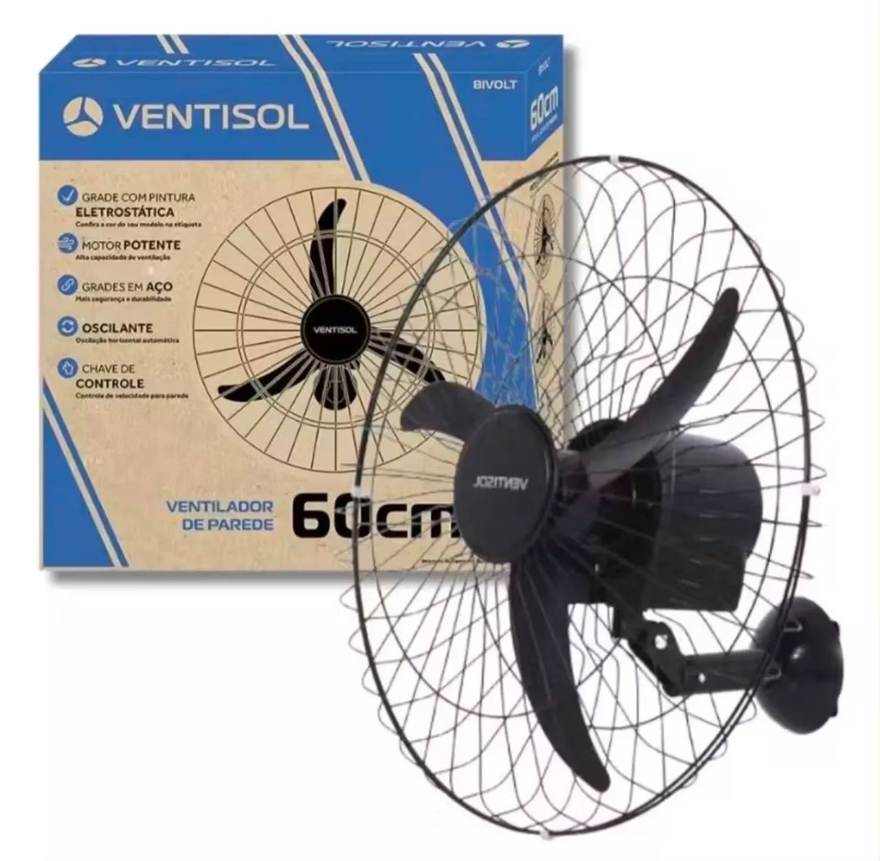 Ventilador de Parede - Ventisol - BiVolt 