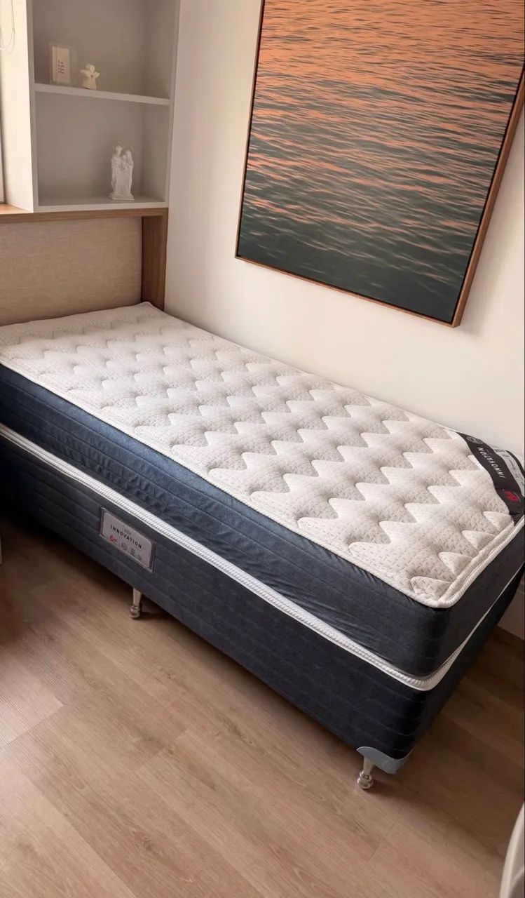 VENDO CAMA SOLTEIRO + BOX 