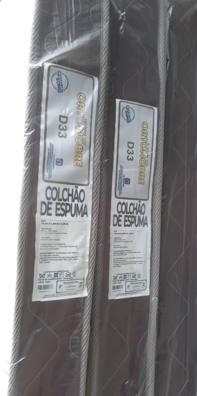 Colchão Casal D33 Ortonobre 14cm 