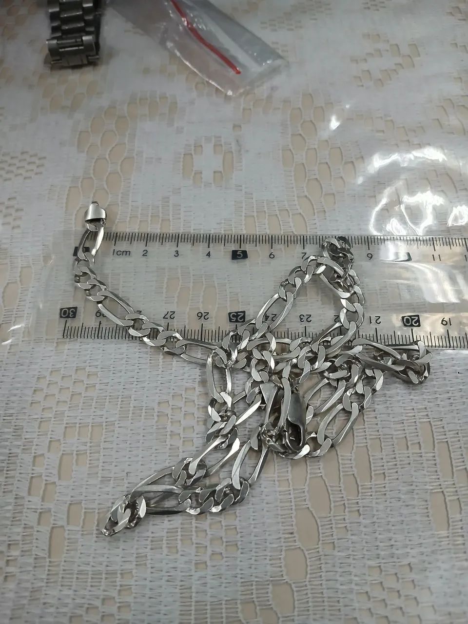 vendo esta corrente de prata  - Foto 3