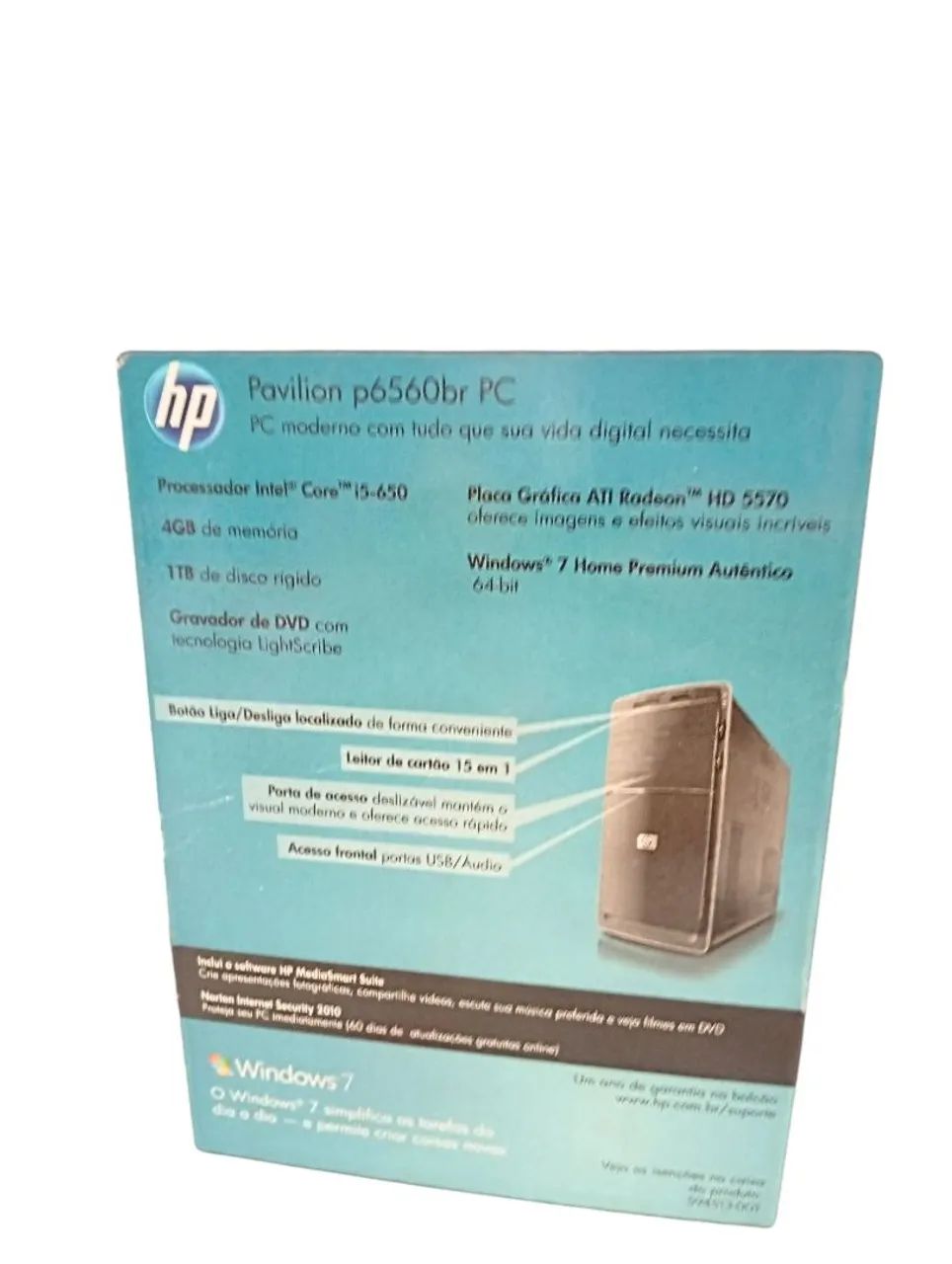 PC HP Pavilion P6550 BR windows 7 - Foto 5