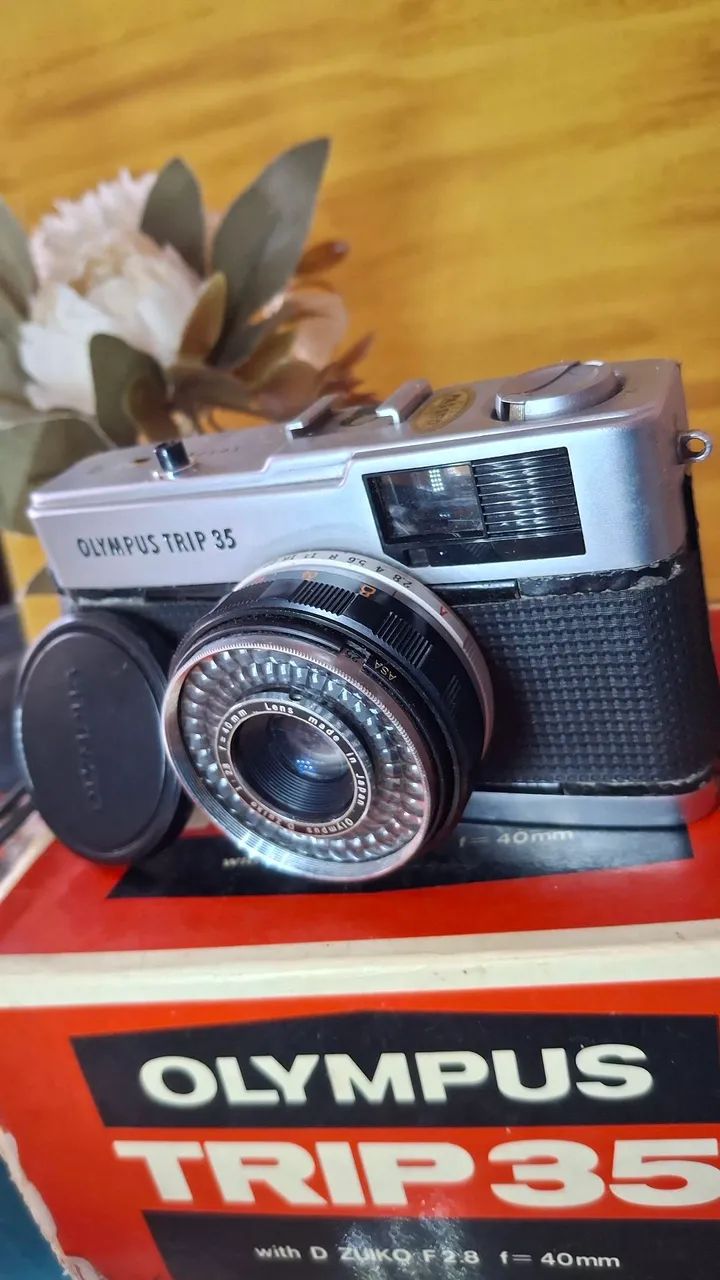 Olympus trip 35 com caixinha - Câmeras e Filmadoras - Centro
